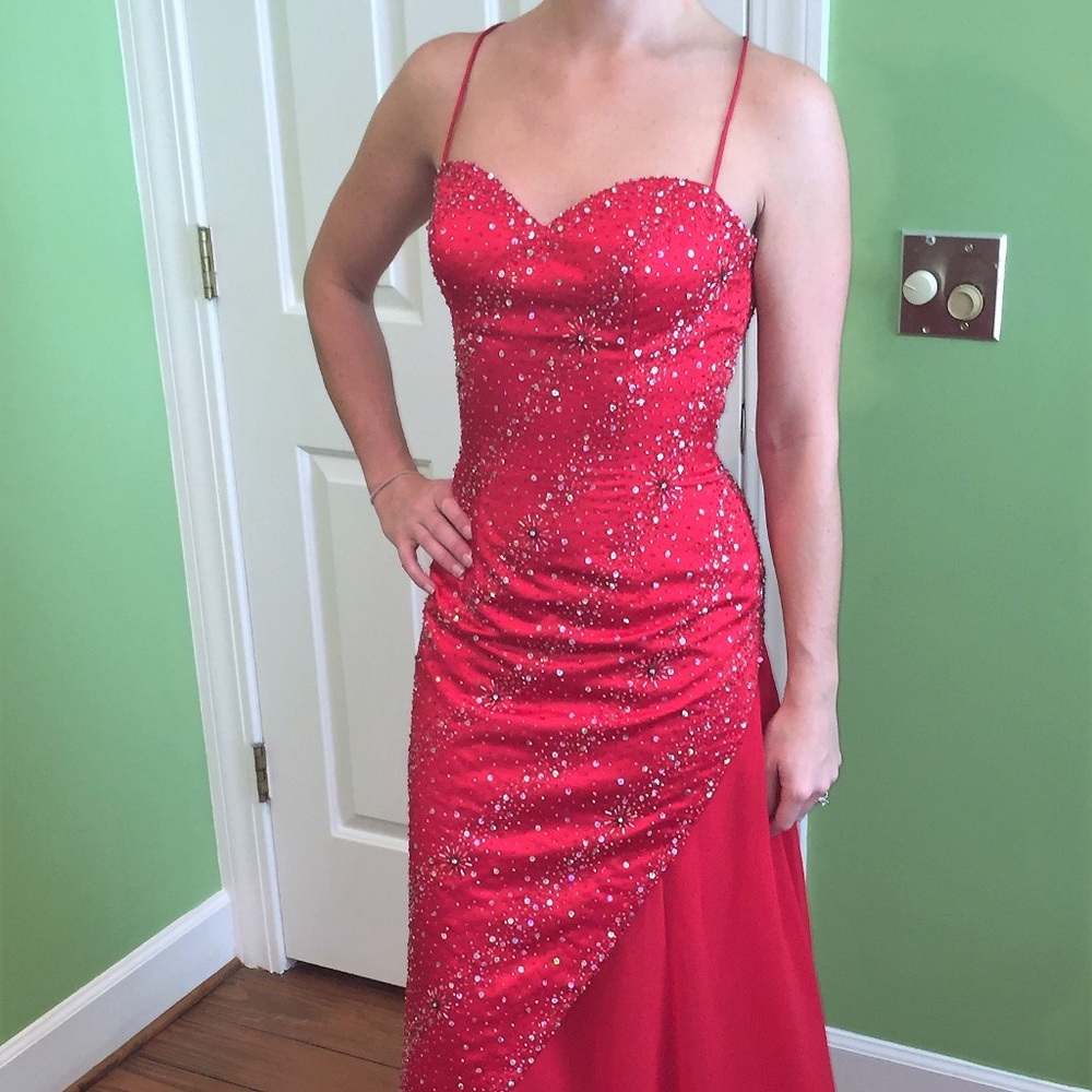 Red Evening Gown